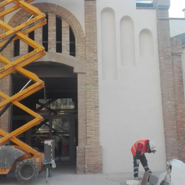 Restauración fachadas mortero de cal
